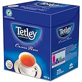 Tetley Orange Pekoe Tea, 144 Count Tea Bags, 454g/1lb, (Imported from Canada}