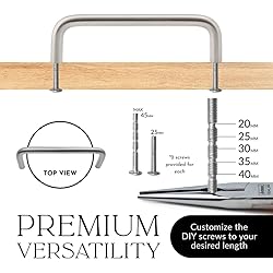 Handsley 4-Inch Wire Handles, 10-Pack – Satin