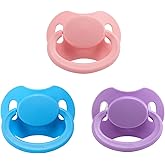 LittleForBig Bigshield Generation-II Big Sized Pacifier 3 Paci Pack - Pink, Blue, Lavender