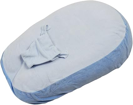 Housse Pour Coussin D Allaitement Avec Harnais Bleu Amazon Fr Bebes Puericulture