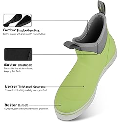 Kalkal Women's Deck Boots, Waterproof Ankle Rain