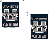 Desert Cactus Utah State University USU Garden Flag – 19 x 12 inch Utah State Aggies Banner, For Outdoor Display and Events (Design A)