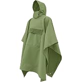HAZARD 4 PonchoVilla Tactical Poncho, Waterproof Breathable Military Rain Gear, Softshell, Heavy Duty &amp; Packable