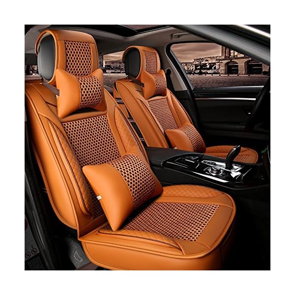 YZL-PU-Leather-Car-Seat-Cover-Cushions-Front-Rear-Full-Set-Suitable-for-year-round-use