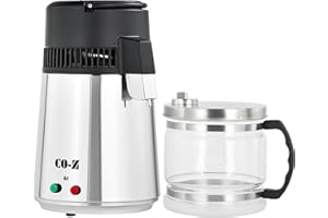 CO-Z 1.1 Gallon Water Distiller, 4L Stainless Steel Distilled Water Machine, Water Purifier for Home, Auto Shutoff, Water Dis