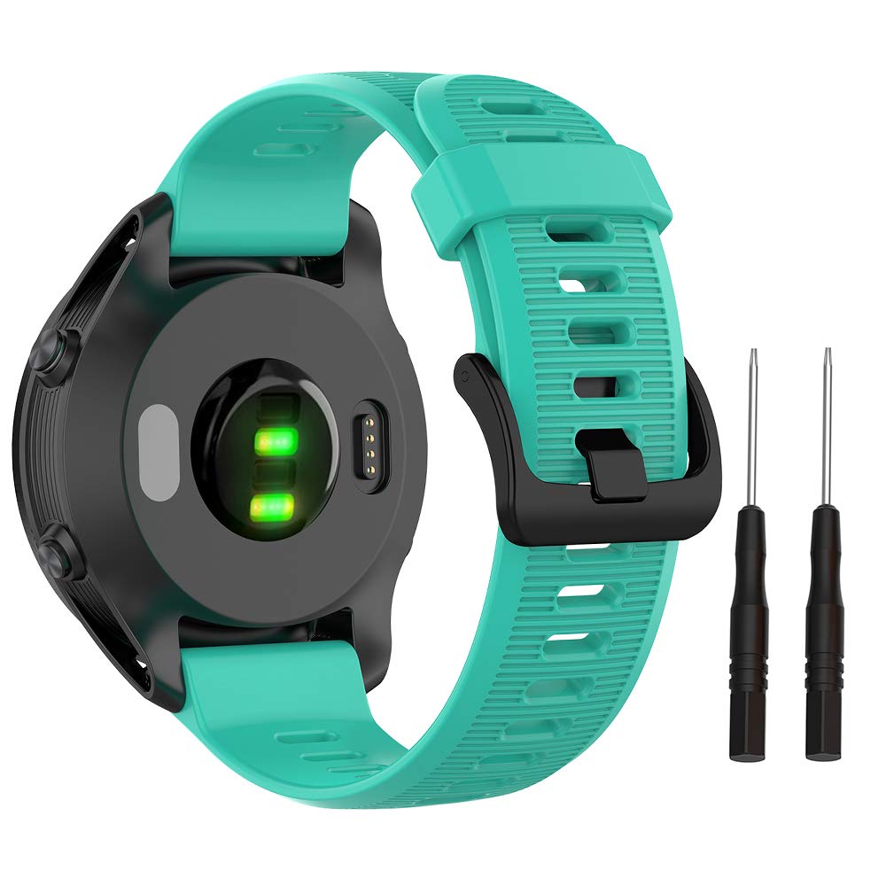 ISABAKE Strap for Forerunner 945/935, 22mm Silicone Watch Band for Forerunner 955/965, Garmin Fenix 6/5, Quatix 5