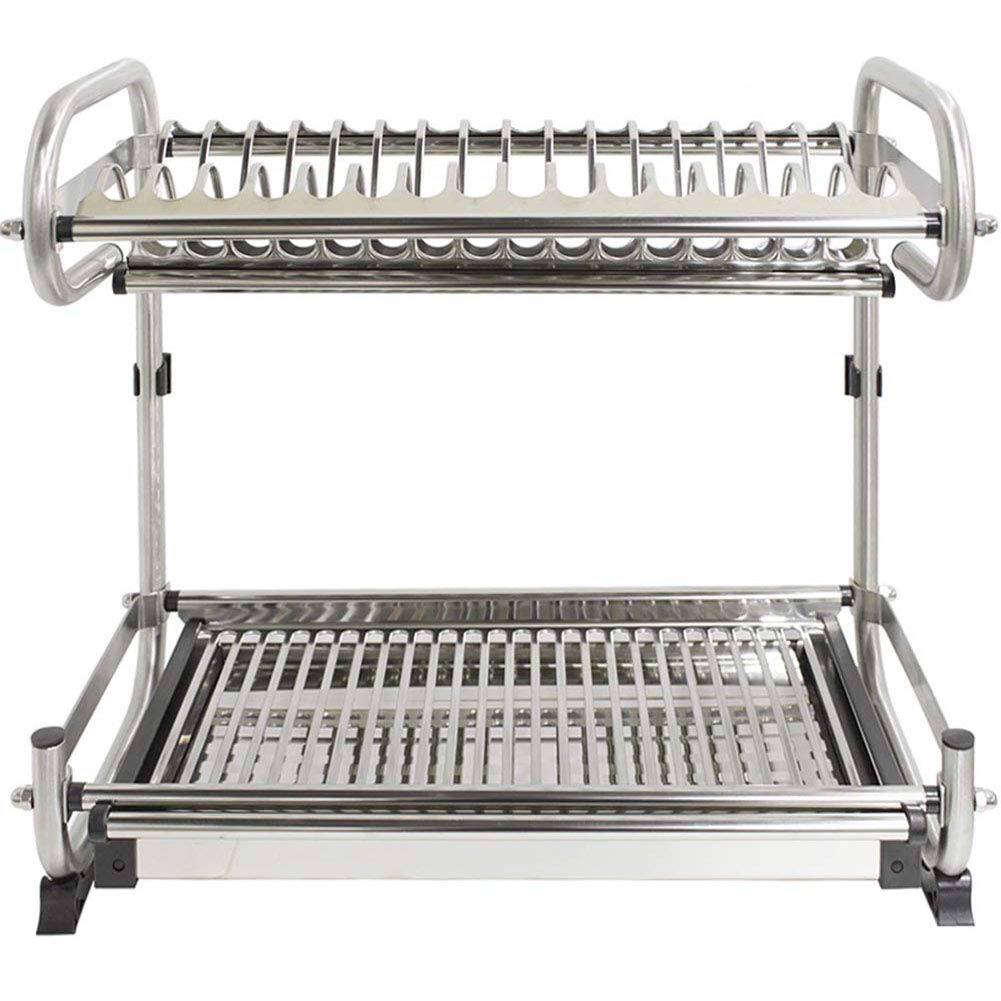 2 Tier Kitchen Cabinet Dish Rack 19 3 Wall Mounted Stainless