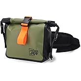 Waterproof Fanny Pack, Floating Dry Bag Pouch with Adjustable Waist Strap Large Capacity, Waterproof Waist Bag for Kayaking Boating Fishing Cycling Beach (Green)