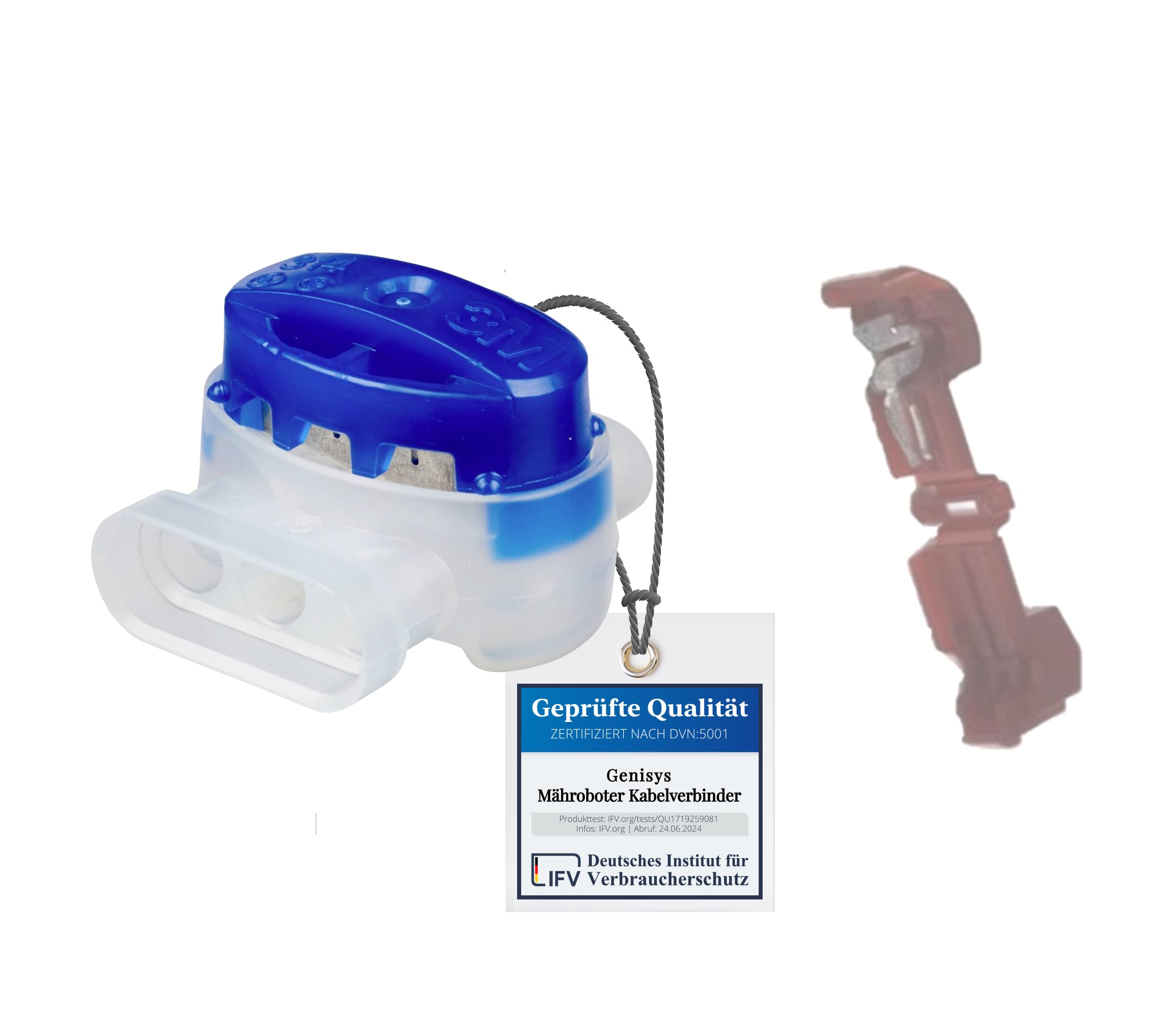 G greengrass tools Cable connector for robotic lawn mower perimeter wire repair waterproof, connection clamps replacement compatible with Husqvarna Automower Gardena Worx Yard Force, content:10x951