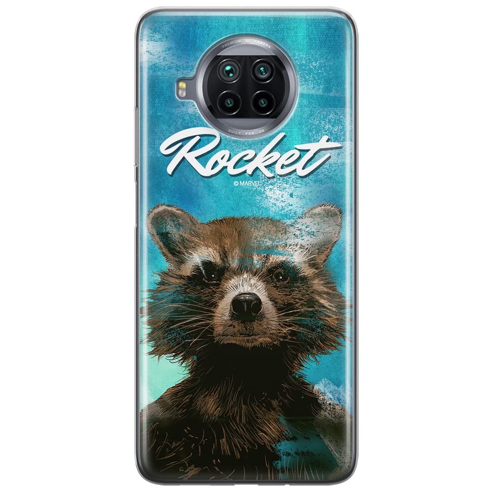 ERT GROUP mobile phone case for Xiaomi MI 10T LITE/REDMI NOTE 9 PRO 5G original and officially Licensed Marvel pattern Rocket 006 optimally adapted to the shape of the mobile phone, case made of TPU