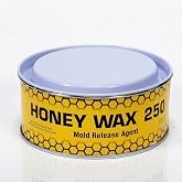 Honey Wax 250 Mold Release Wax 11 oz Can &ndash; Premium Carnauba Paste Wax Mold Release Agent for Fiberglass, Composites, Epoxy Resin &ndash; High Gloss, Easy Apply &amp; Buff, Non-Staining, Multiple Releases