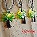 LIDORE Palm Tree String Lights. 10 Counts Warm White Light for Holiday and Party