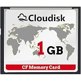 Cloudisk Compact Flash Card 1GB CF 2.0 Performance for Vintage Digital Camera and Industry Equipment (1GB CompactFlash)