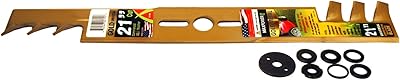 Maxpower 331981B Universal Gold Metal Mulching Lawn Mower Blade