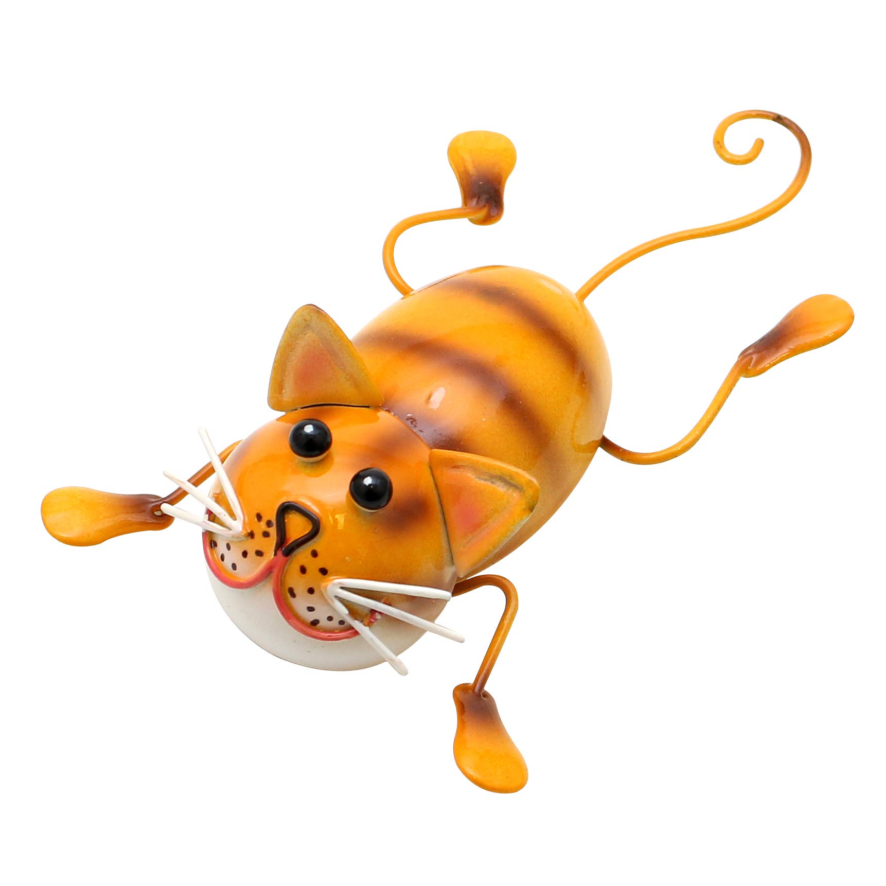 Dekohelden24 Metal Cat with Magnet/Fridge Magnet Dimensions (L x W x H): 15.5 x 10 x 5 cm
