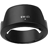 EW-53 Lens Hood for Canon RF-S 18-45mm F4.5-6.3 is stm on EOS R50 R100 R10 | Camera (for Accessories),EW53 Digital Tulip Flower 49 mm Lens Hood