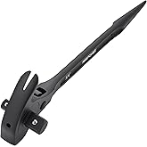 MAXPOWER 1/2" and 3/4" Drive Scaffold Ratchet Wrench, Multi-function 4-in-1 | Claw Hammer, Pry Bar, Nail Puller, Socket Wrench, Ideal for Home Repair, Renovation, Woodworking, and Construction