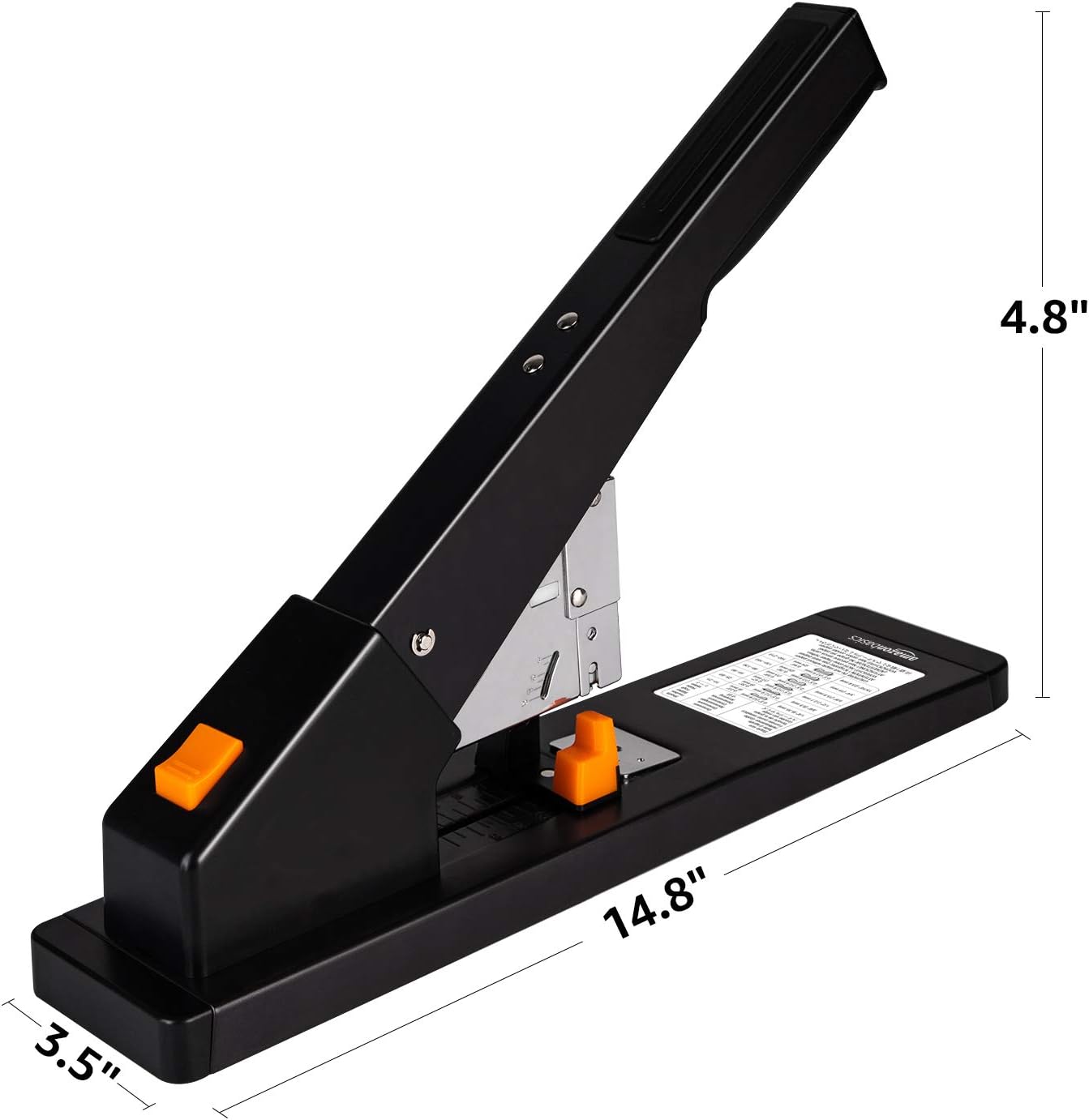  Basics Heavy-Duty Stapler, 210 Sheets : Office Products