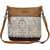Myra Bag female Brandish Shoulder Bag Upcycled Canvas & Leather S-2656