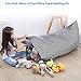 Stuffed Animal Bean Bag Chair Kids Toy Storage Organizer Stuffie Seat, Foldable Floor Chair Sofa Toy Storage Bean Bag Chair Seat for Kids, Teens and Adults | Extra Large | Super Soft Velvet (Velvet)