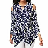 vermers Clearance Women Cold Shoulder T Shirt 2018