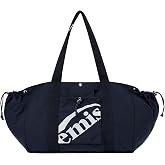 EMIS Logo Packable Nylon Unisex Casual Streetwear Tote Bag Navy
