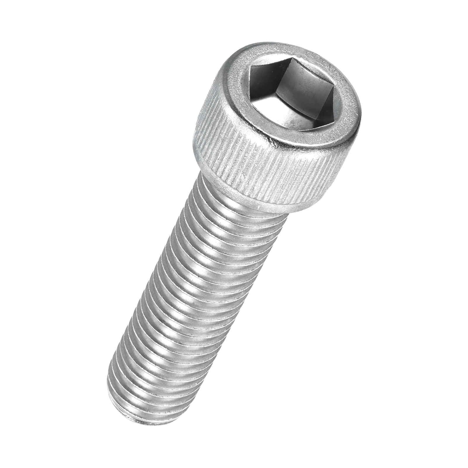 Kozelo 4pcs Socket Head Cap Screws - [M12-1.75 x 45mm] 304 Stainless Steel Allen Socket Drive for Electrical Motor 3D Printing Fan Engine Replacement Use, Silver — image 1
