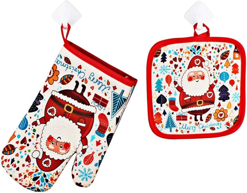 The 10 Best Christmas Print Oven Mitts