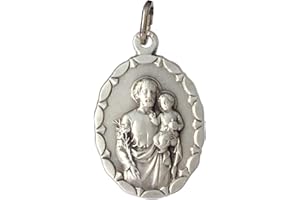 I G J SAINT JOSEPH (HUSBAND OF THE HOLY VIRGIN MARY) MEDAL - 100% MADE IN ITALY