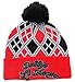 DC Comics Harley Quinn Daddy's Lil Monster Adult Cuff Pom Beanie Red/Black