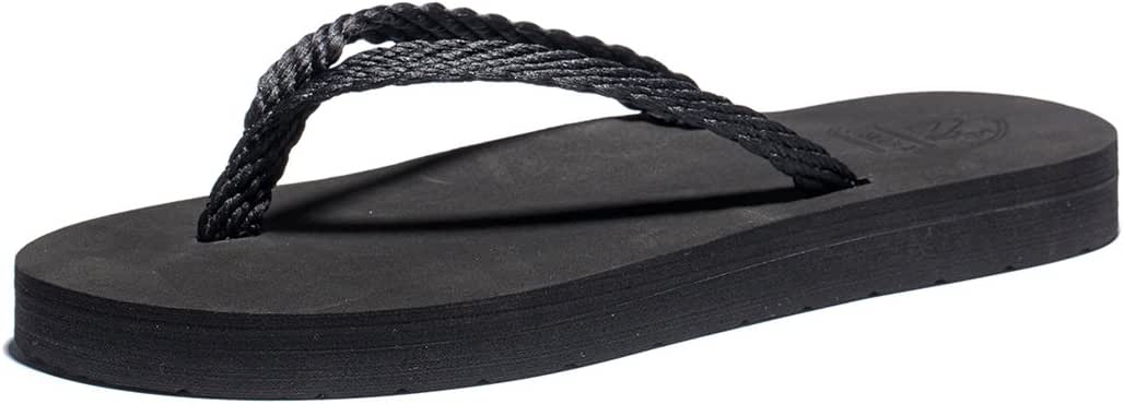 Amazon.com | NewDenBer Women's Classical Comfortable II Flip-Flop | Flip-Flops