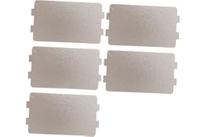 Generic 5Pcs Microwave Oven Mica Sheet Cuttable Sturdy Heat Insulation Board Microwave Oven Parts Multifunction for Household