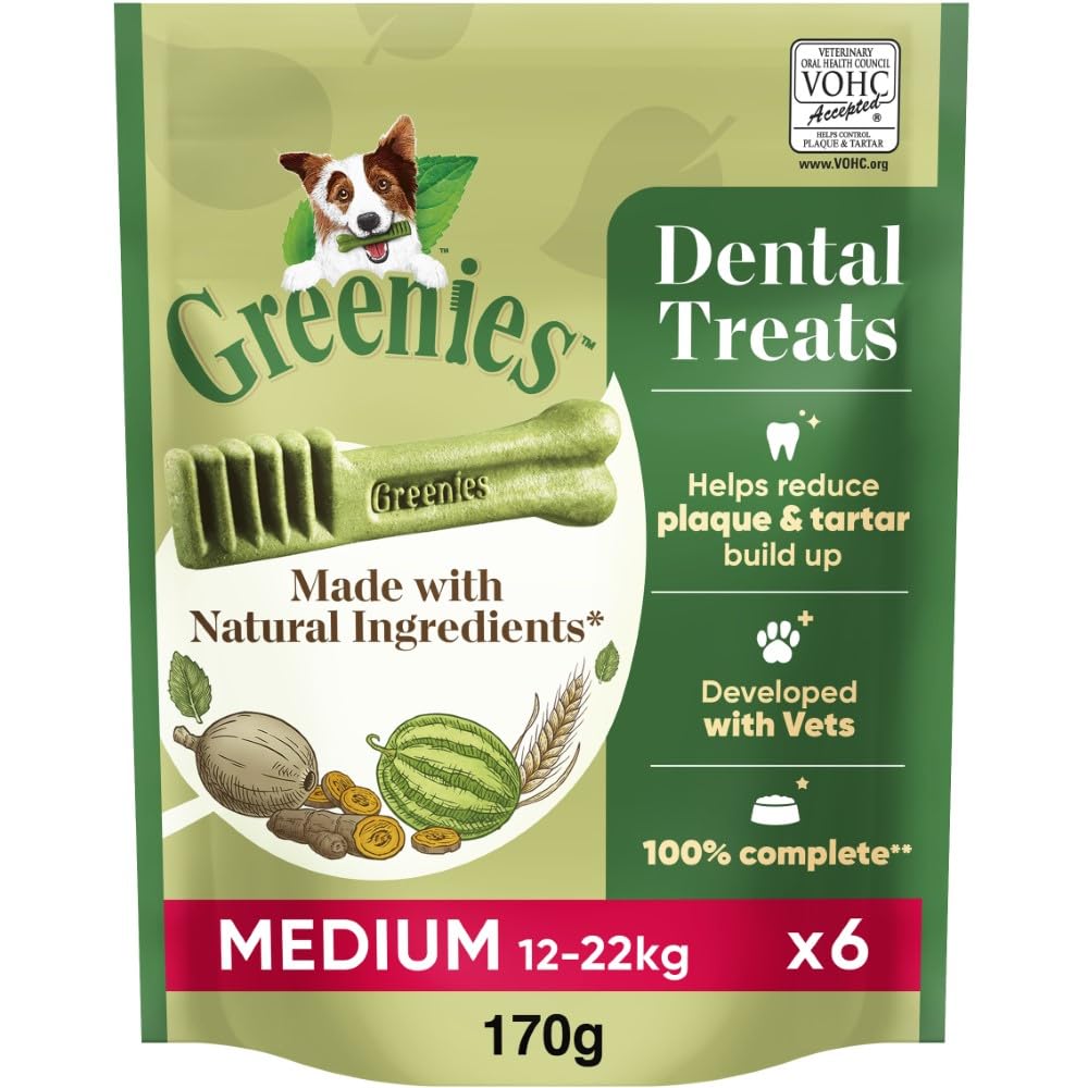 GREENIES Daily Original Medium Dog Treats – The Smart Dental Treat – 36 Chews