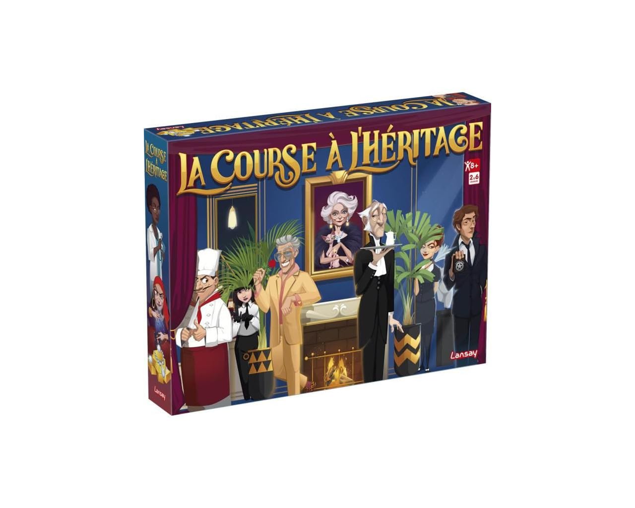 La Course à l'Heritage Board Game - Strategy Between Friends or Family - Ages 8+ - 2 to 6 Players Lansay