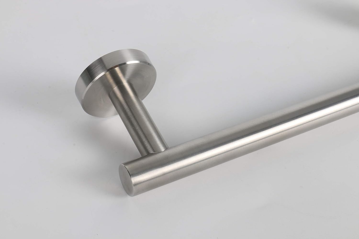 TocTen Bath Towel Bar - Thicken SUS304 Stainless Steel Towel Rack for Bathroom with 4 S Hooks, Bathroom Accessories Towel Rod Heavy Duty Wall Mounted Towel Holder (12IN, Brushed Nickel): Kitchen & Dining