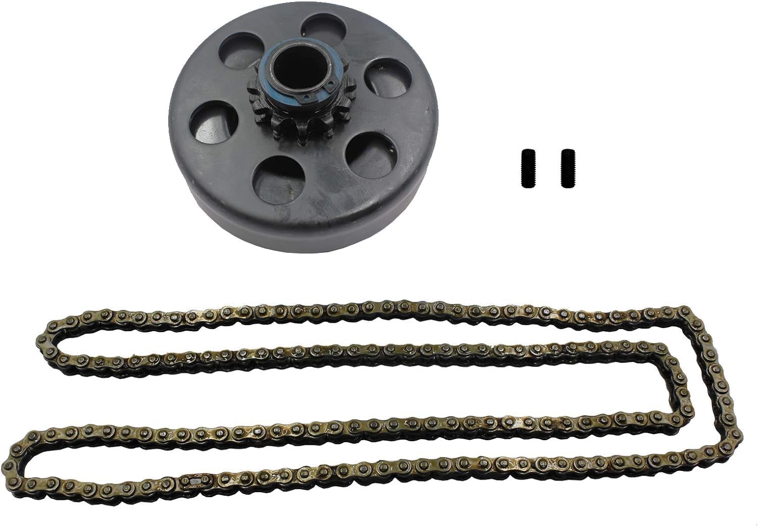 Photo 1 of (12T with #35 Chain) Centrifugal Clutch 3/4" Bore Compatible With Predator 212cc Small Engine Go Kart Mini bike Lawnmower Fun Kart Engine 3/4 Bar