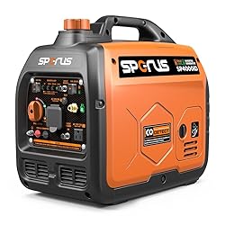 SPERUS Dual Fuel 4000W Portable Gas Generator with