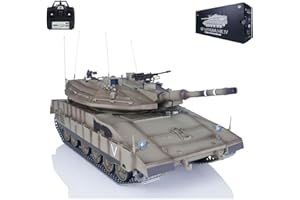 wheelfun Heng Long 1:16 RC Military Battle Tanks IDF Merkava Mk IV 3958 Upgraded Edition