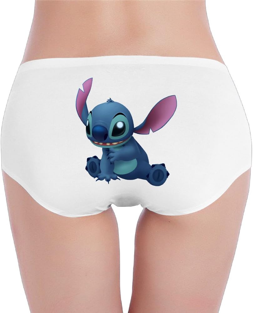 Women's Funny Lilo and Stitch Low-Cut Cotton Brief Panties