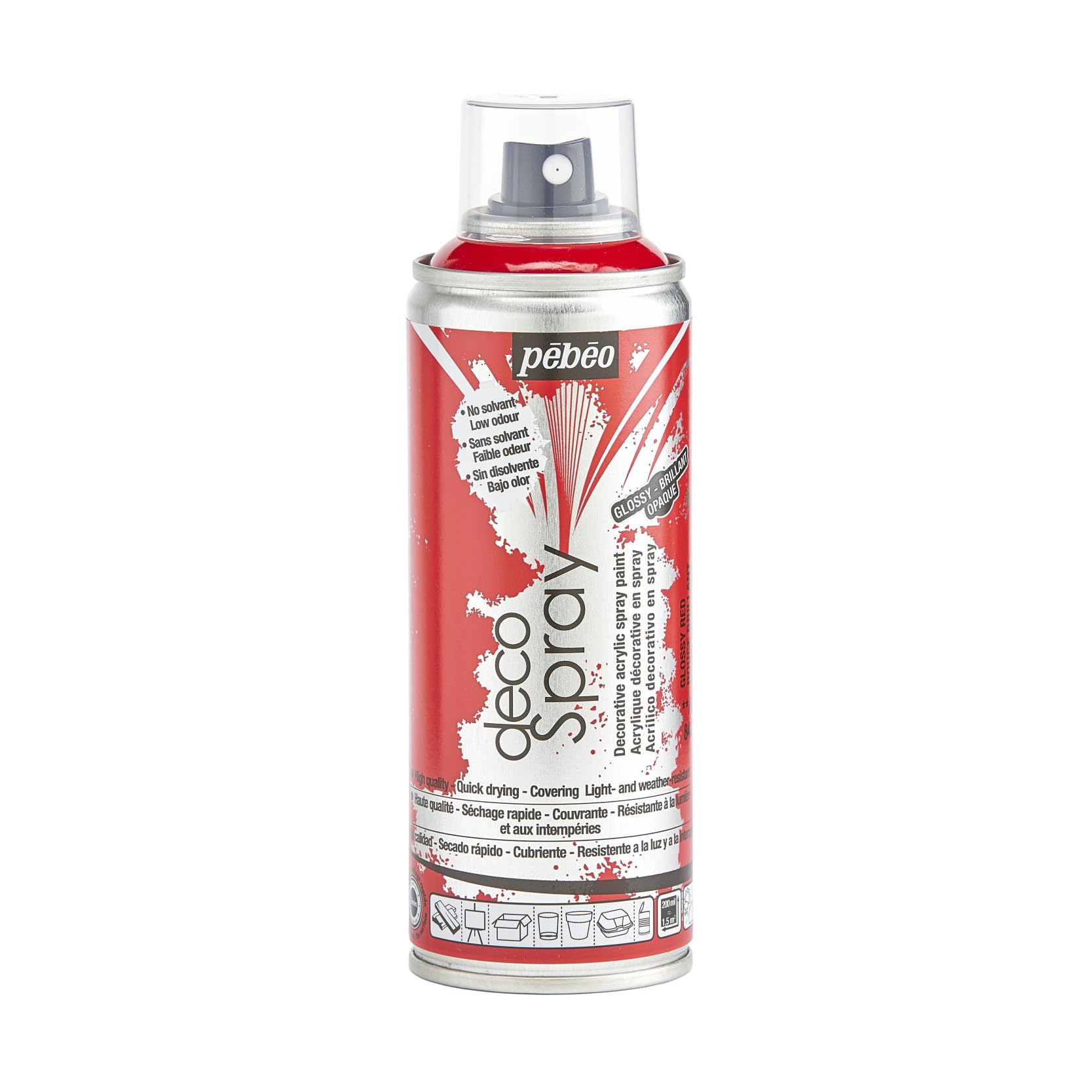PEBEO 200ml Decospray, Glossy Red