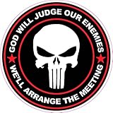 God Will Judge Our Enemies Punisher Vesion 2 Decal 5