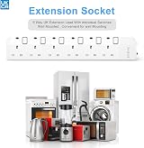 PARTH Surge Protected Extension Lead 10m 6 Socket with Switches UKCA BS1363A view 7
