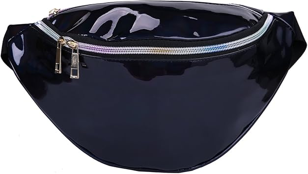 black festival bum bag