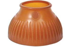 KL SELECT Beval Saddlery Italian Bell Boots, Gum, X-Large