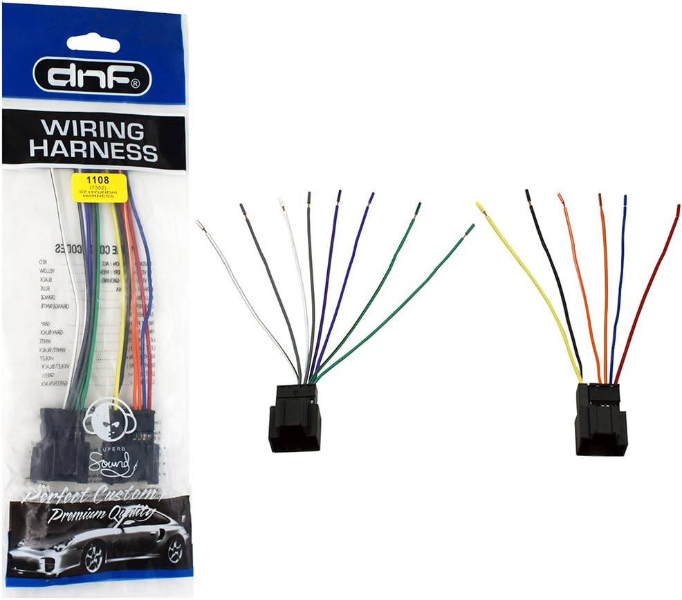 70-1004 DNF Aftermarket Wiring Harness For Select Hyundai/ KIA Cars 2005-UP