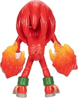 Sonic The Hedgehog Fire Fist Knuckles Action Figure Jakks Pacific 5in view 2