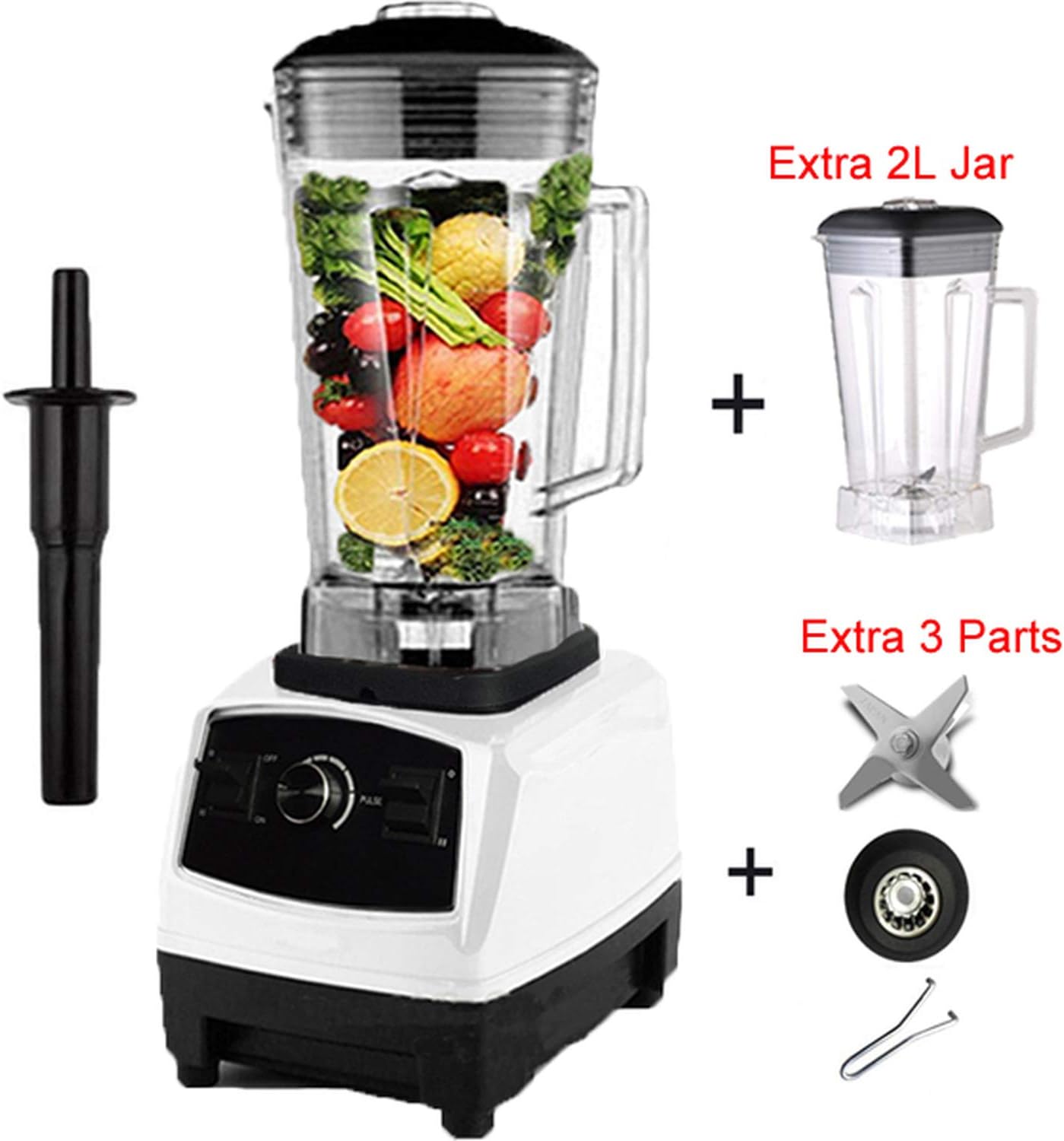 Best Motor commercial professional smoothies power blender food mixer processor,Whitefulljarlid