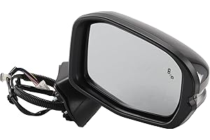 JC Whitney Mirror Compatible with Honda HR-V 2023-2025 Passenger Side With Heated Manual Folding Blind Spot Glass In-housing 