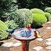ADDTOP Solar Bird Bath Fountain Pump 1.4W Free Standing Solar Panel Kit Water Pump for Garden, Pond, Pool