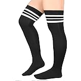 plus size thigh high socks amazon